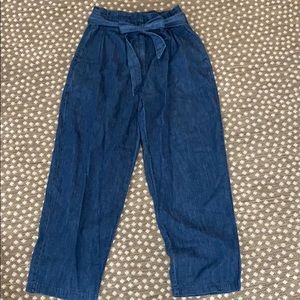 Jcrew paper bag waisted jeans